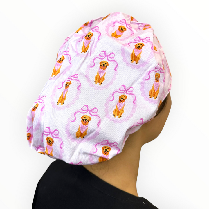 Pink Pup Society- Bouffant Scrub Cap