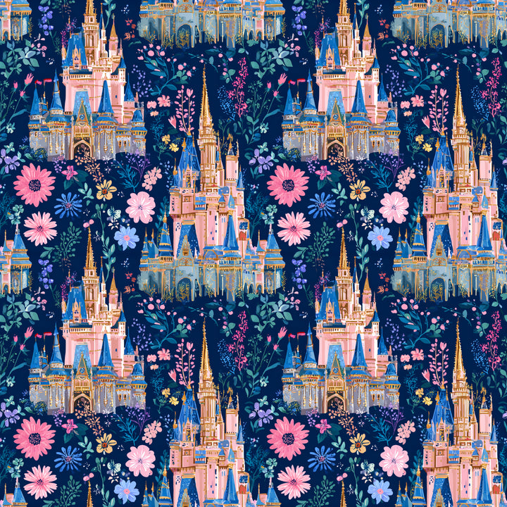 Enchanted Castle- Ponytail Scrub Cap