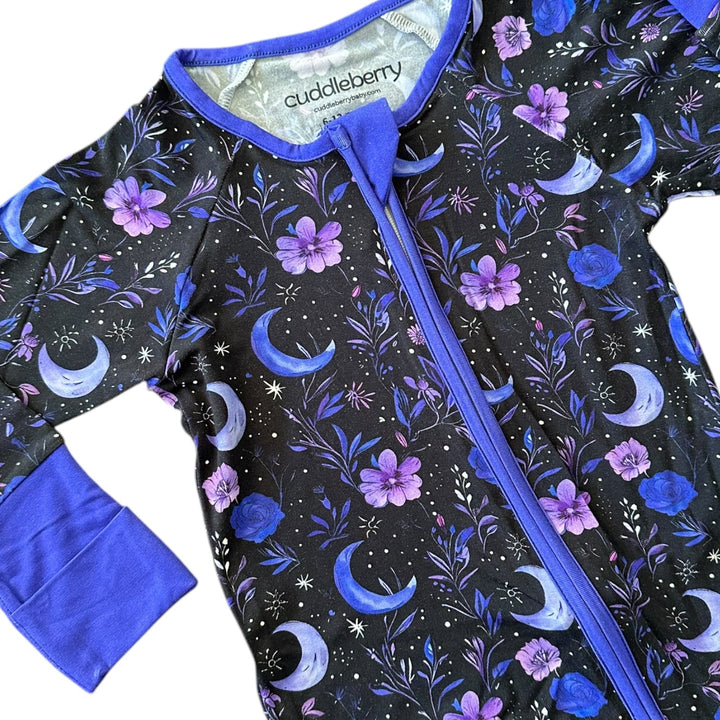 Purple Moonbeam Bamboo Zipper Sleeper