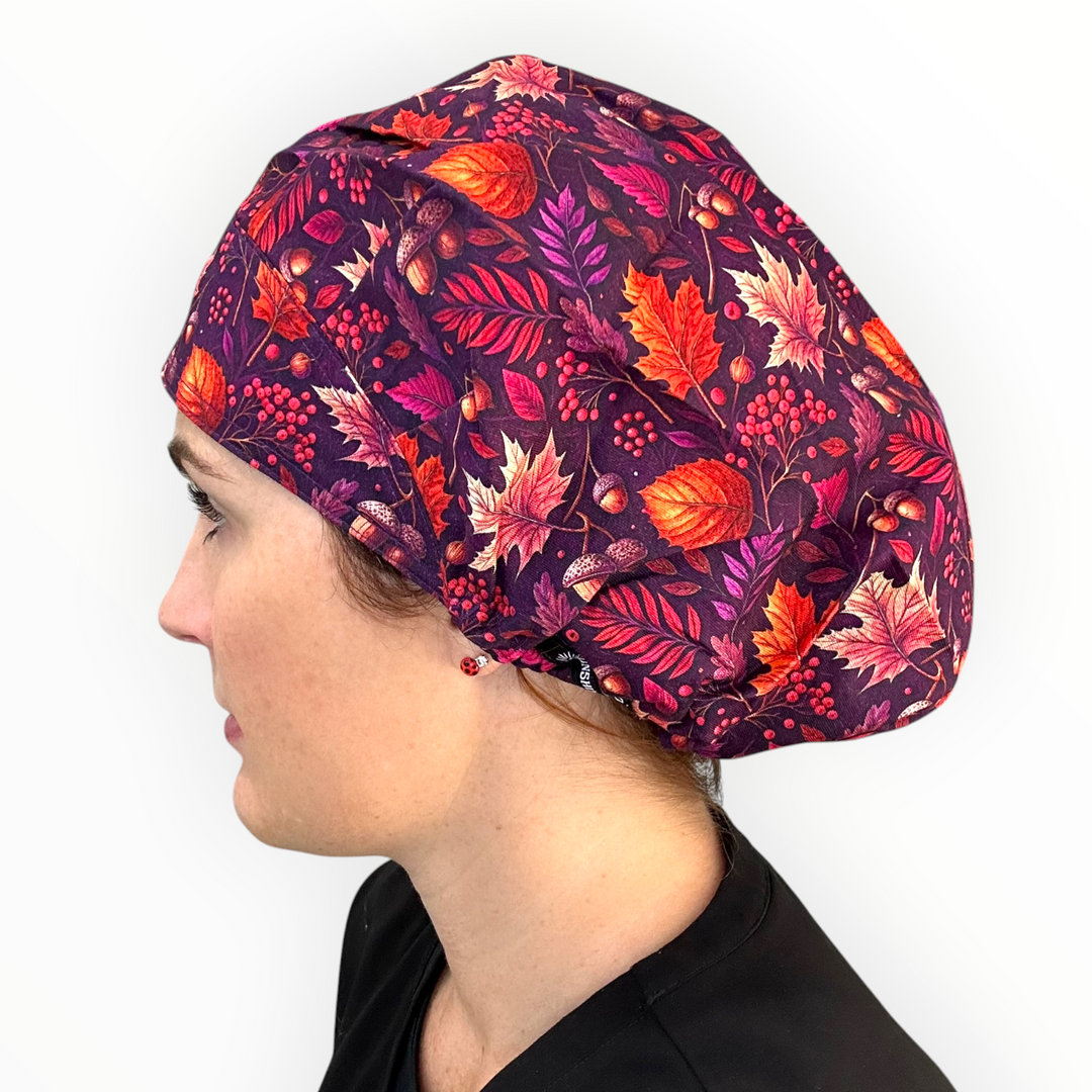 Autumn Amethyst- Bouffant Scrub Cap