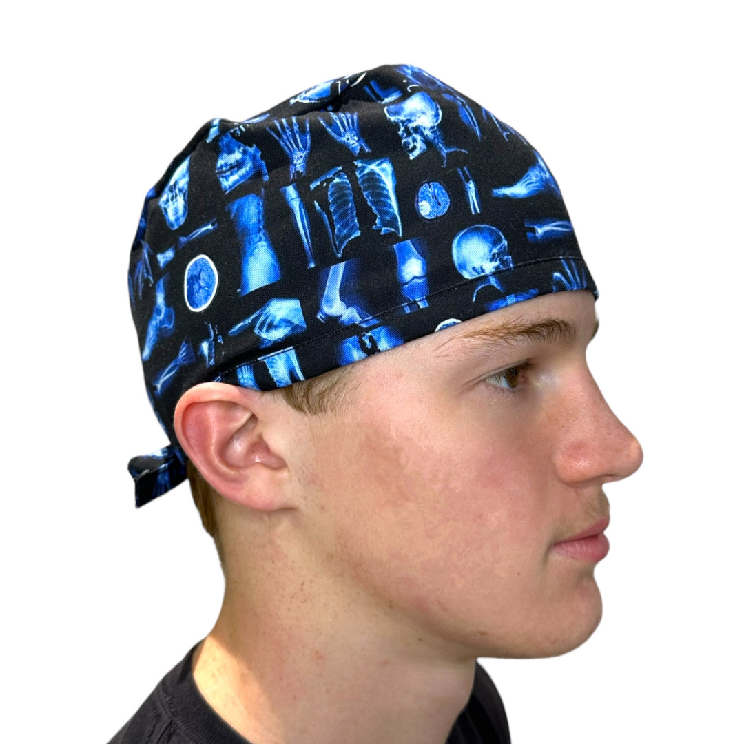 radiology Men's Scrub Cap Surgical Hat, by Sunshine Caps Co