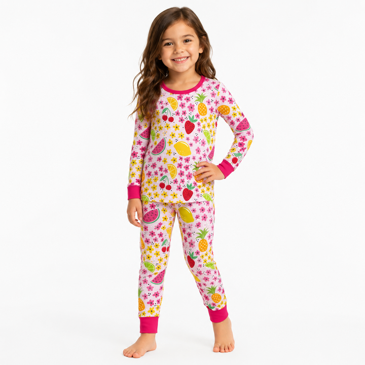 Fruit Punch Long Sleeve Two-Piece PJ's