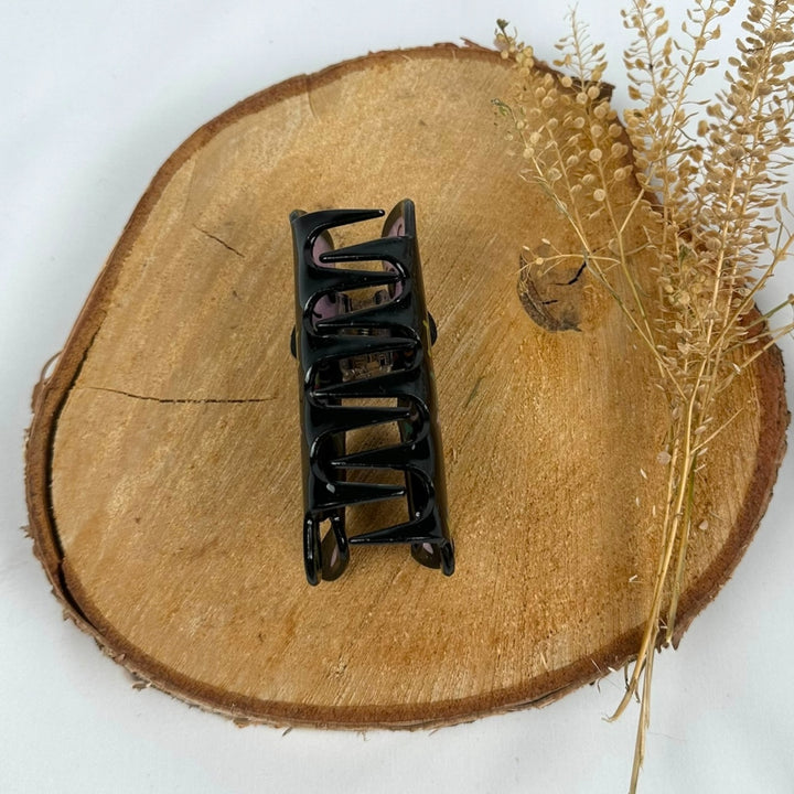 skeleton crew halloween hair claw clip