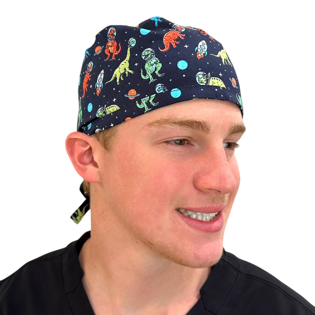 Space Dinos- Classic/Men's Scrub Cap
