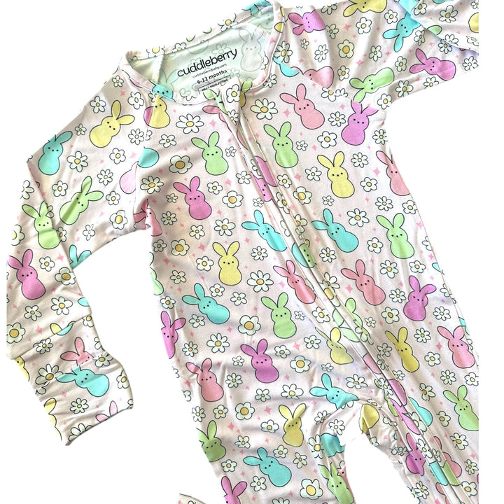 Easter Bunny Bamboo Zipper Sleeper