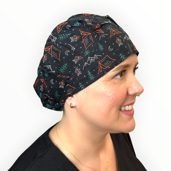 Camping- Bouffant Scrub Cap
