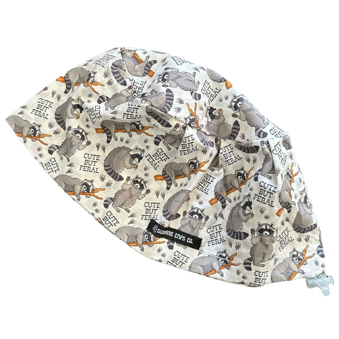 Cute but Feral- Euro Scrub Cap