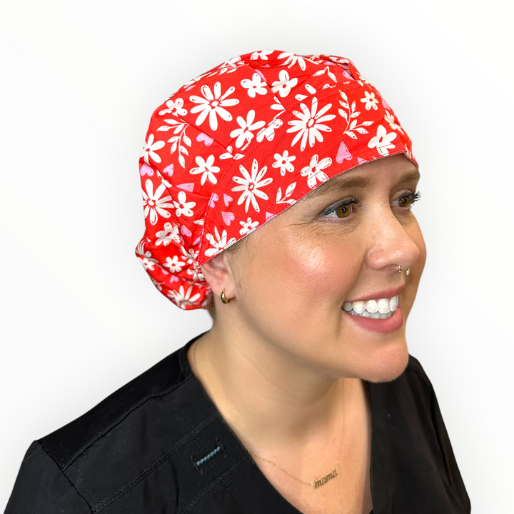Ditsy Floral- Bouffant Scrub Cap