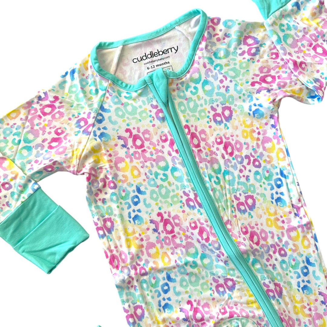 ColorPop Leopard Bamboo Zipper Sleeper