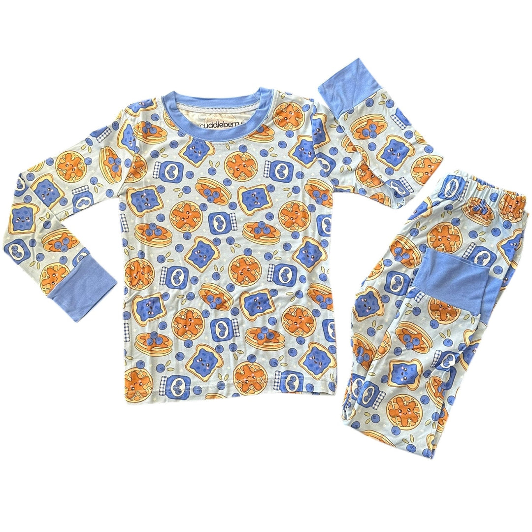 Blueberry Jam Long Sleeve Two-Piece PJ's