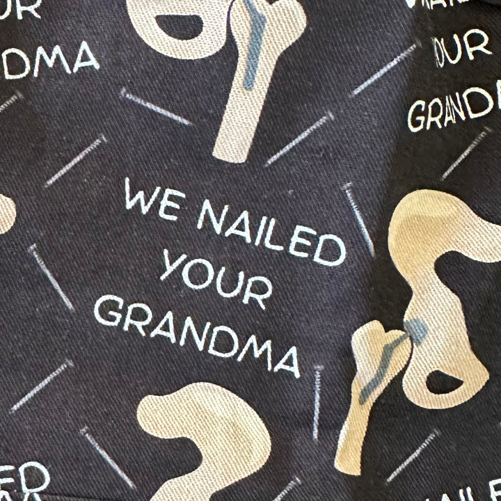 Nailed Your Grandma- Bouffant Scrub Cap