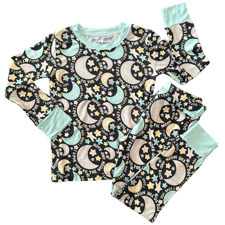 Love You to the Moon & Back Long Sleeve Two-Piece PJ's