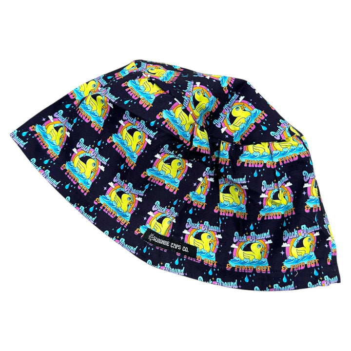 Duck Around & Find Out- Euro Scrub Cap