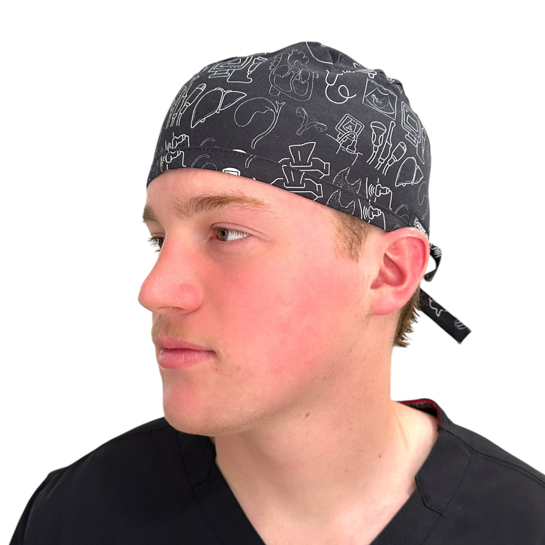 Ultrasound Doodles- Classic/Men's Scrub Cap