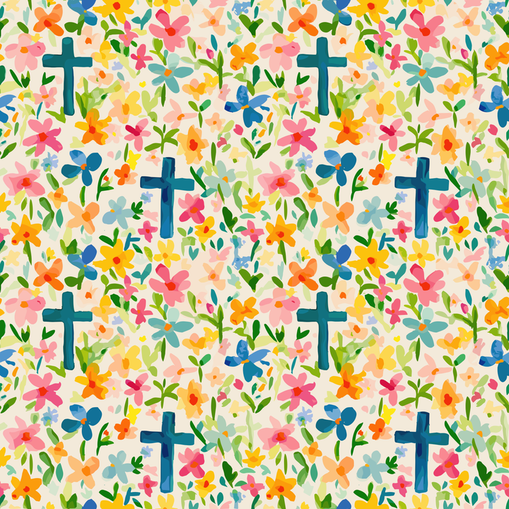 Garden of Grace- Euro Scrub Cap