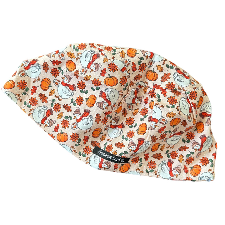 Autumn Goose- Euro Scrub Cap