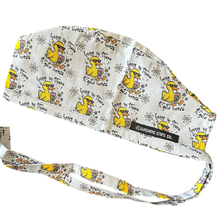 Hang in There, it Gets Worse- Classic/Men's Scrub Cap