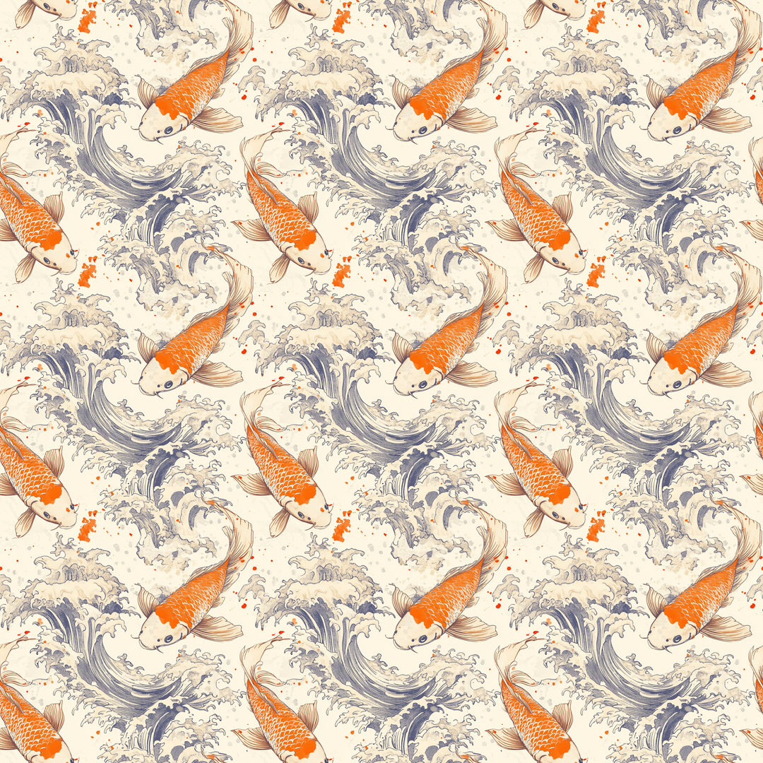 Koi Fish- Classic/Men's Scrub Cap
