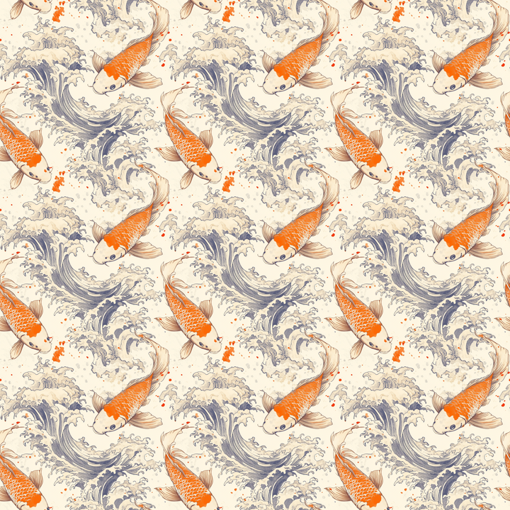 Koi Fish- Classic/Men's Scrub Cap
