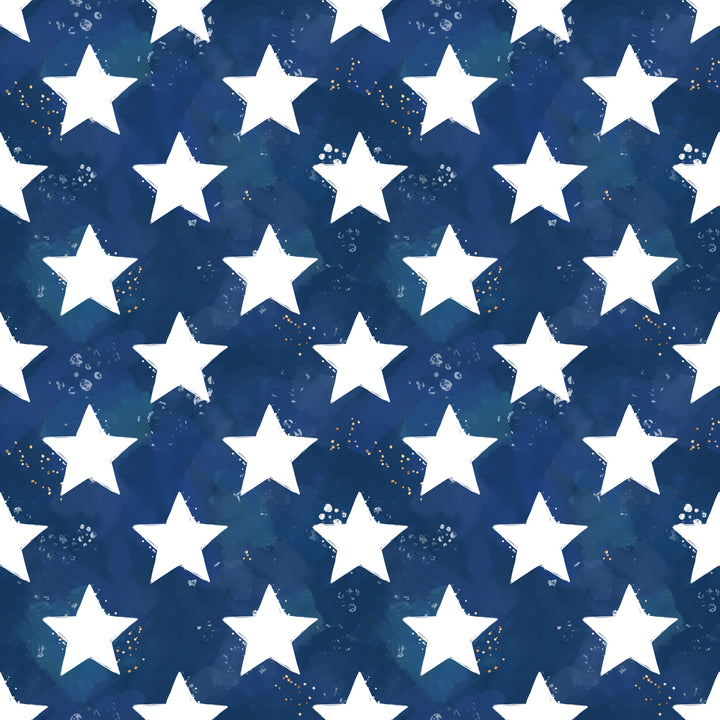 Star Spangled Blue- Classic/Men's Scrub Cap