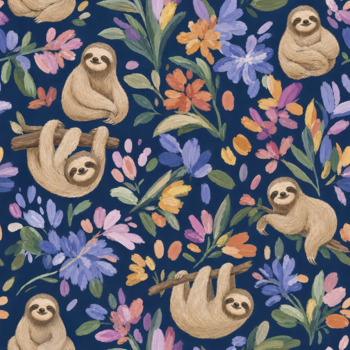 Sloth Whimsy- Bouffant Scrub Cap