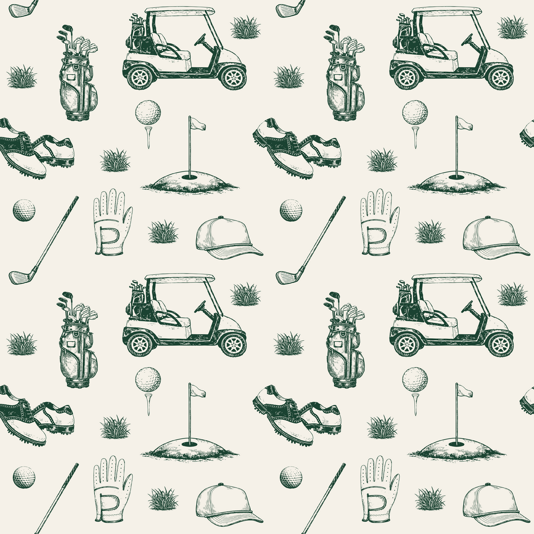 Tee Time- Classic/Men's Scrub Cap