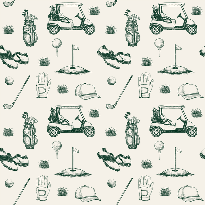 Tee Time- Classic/Men's Scrub Cap