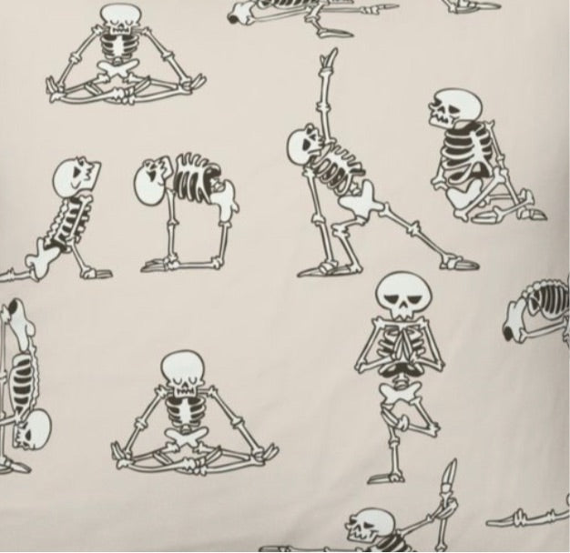 Yoga Skeletons Euro Scrub Cap for Women, by Sunshine Caps Co
