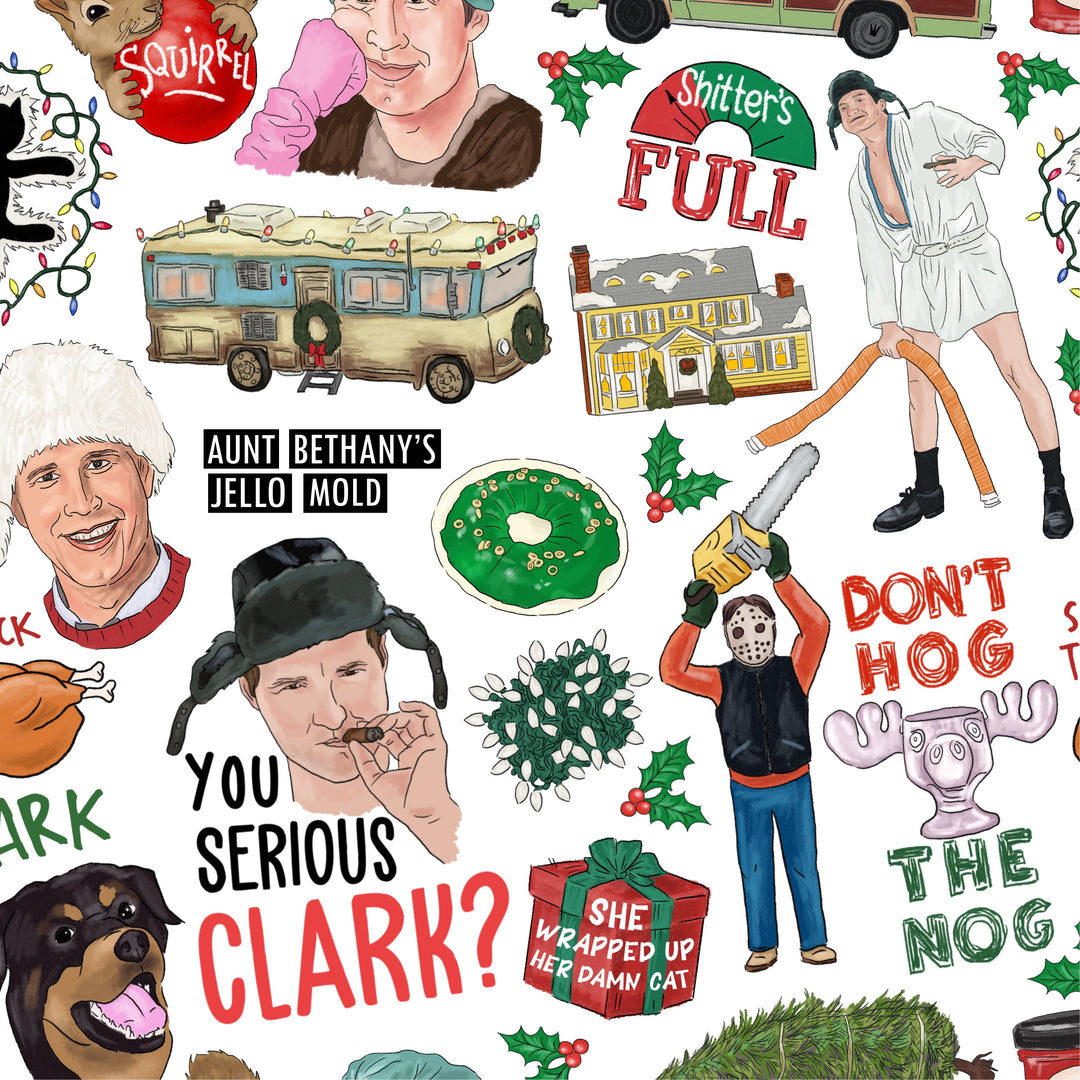 Christmas Vacation Euro Scrub Cap for Women, by Sunshine Caps Co