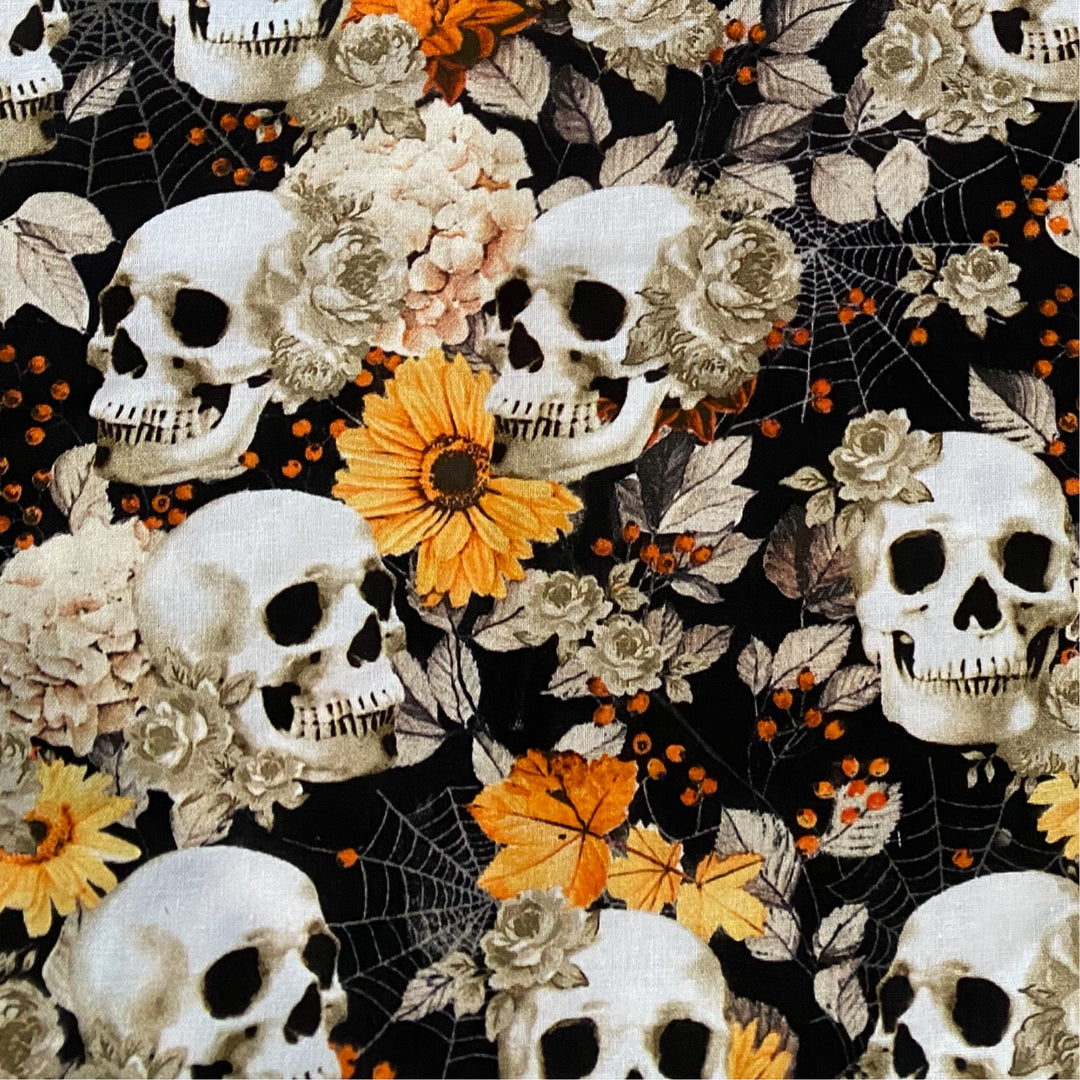 Autumn Skulls- Classic/Men's Scrub Cap