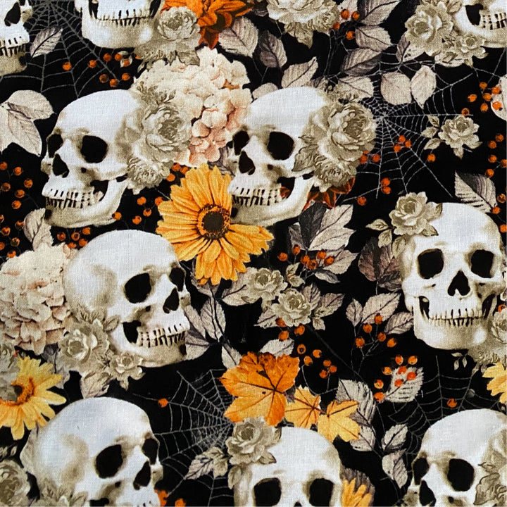 Autumn Skulls- Classic/Men's Scrub Cap