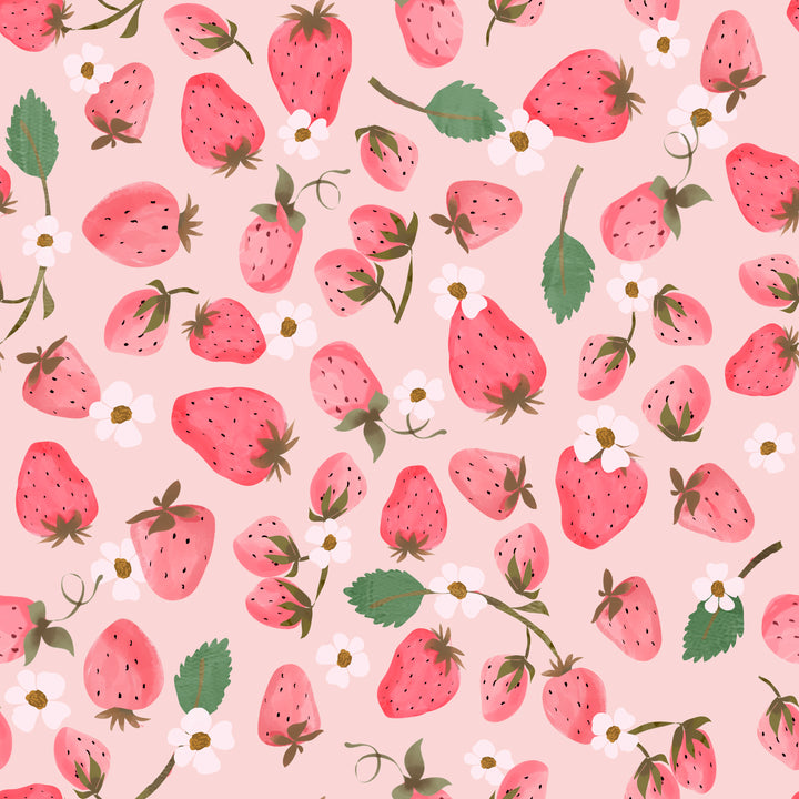 Strawberry Euro Scrub Cap for Women, by Sunshine Caps Co