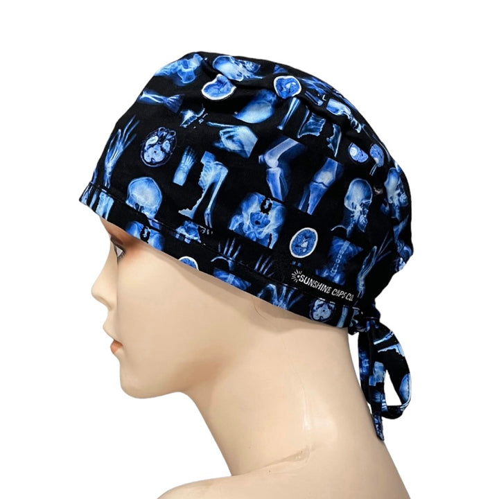 radiology Men's Scrub Cap Surgical Hat, by Sunshine Caps Co