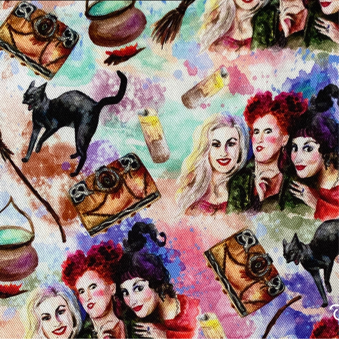 Hocus Pocus Witch Halloween Scrub Cap for Women, By Sunshine Caps Co.