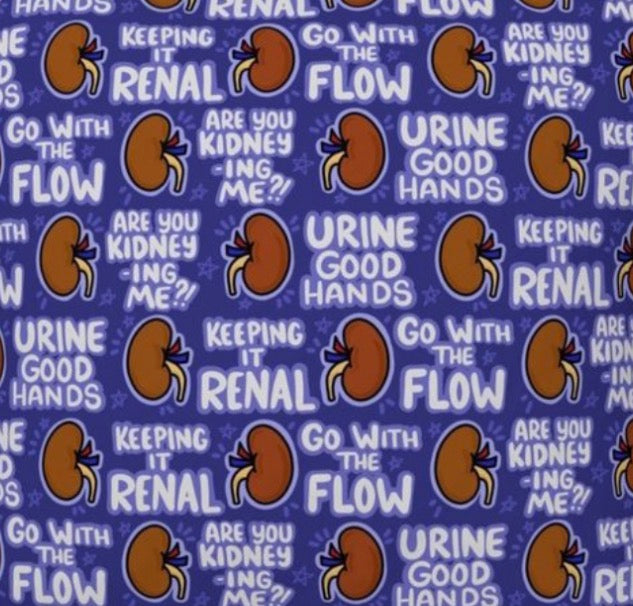 urology puns Men's Scrub Cap Surgical Hat, by Sunshine Caps Co
